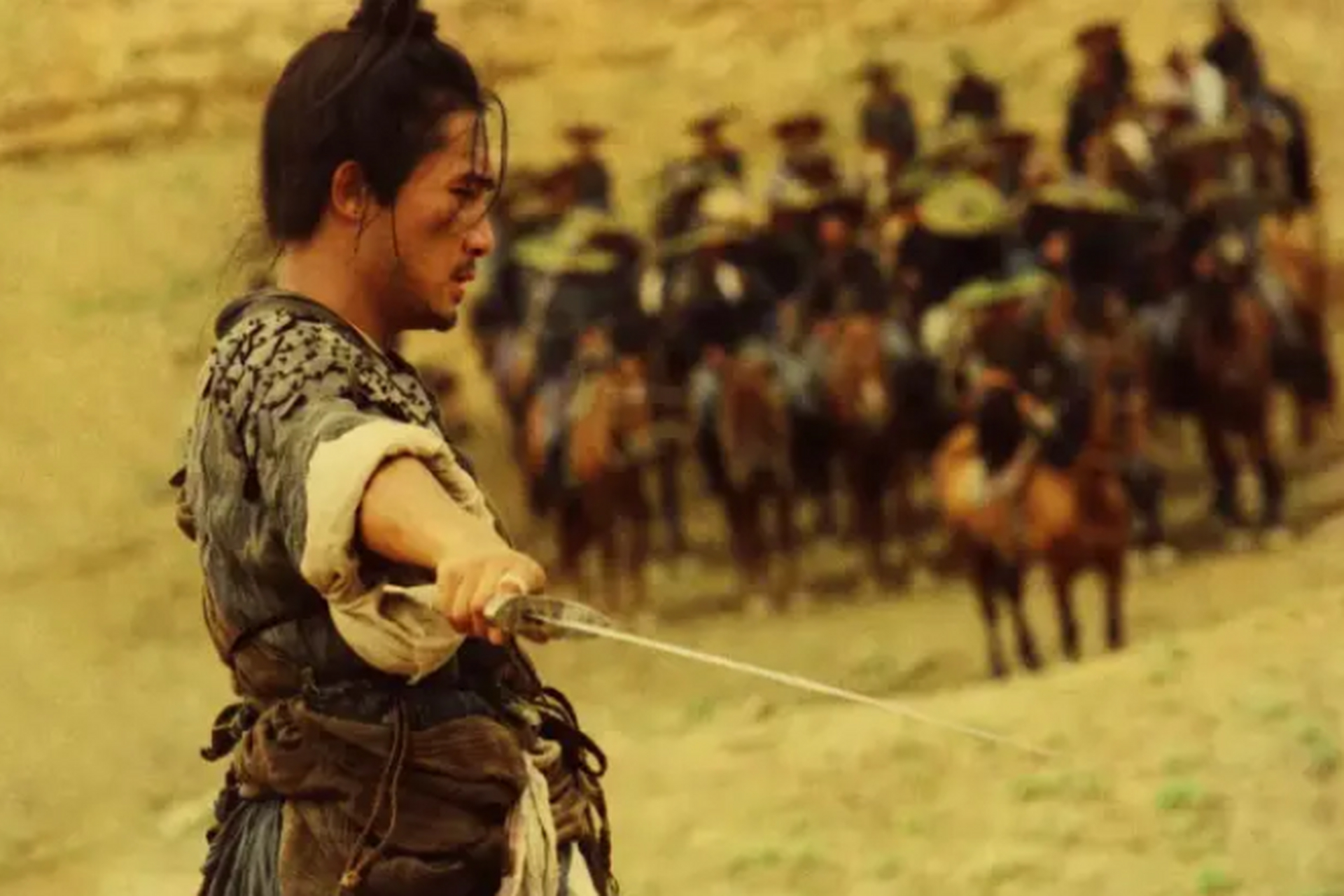 周星驰的《大话西游》结尾处,有个夕阳武士.