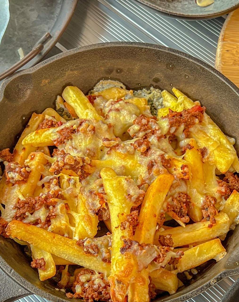 想吃一辈子的肉酱芝士薯条,太酥脆啦93直接给我香迷糊了,薯条77