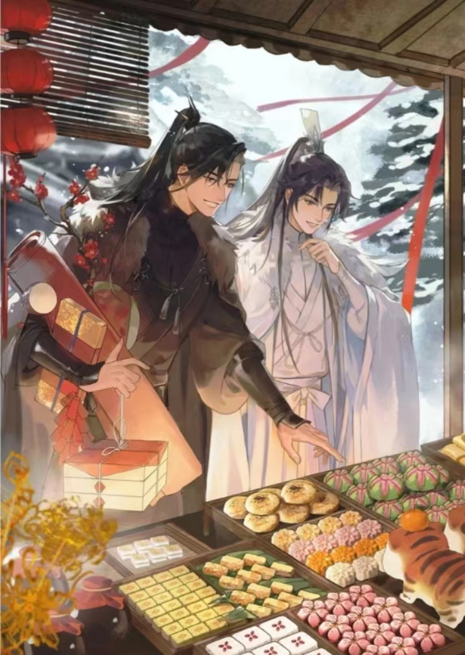 " (师昧) 愿罗枫华,南宫絮,南宫柳三人,一生为亲为友,橘子一起分,糕点