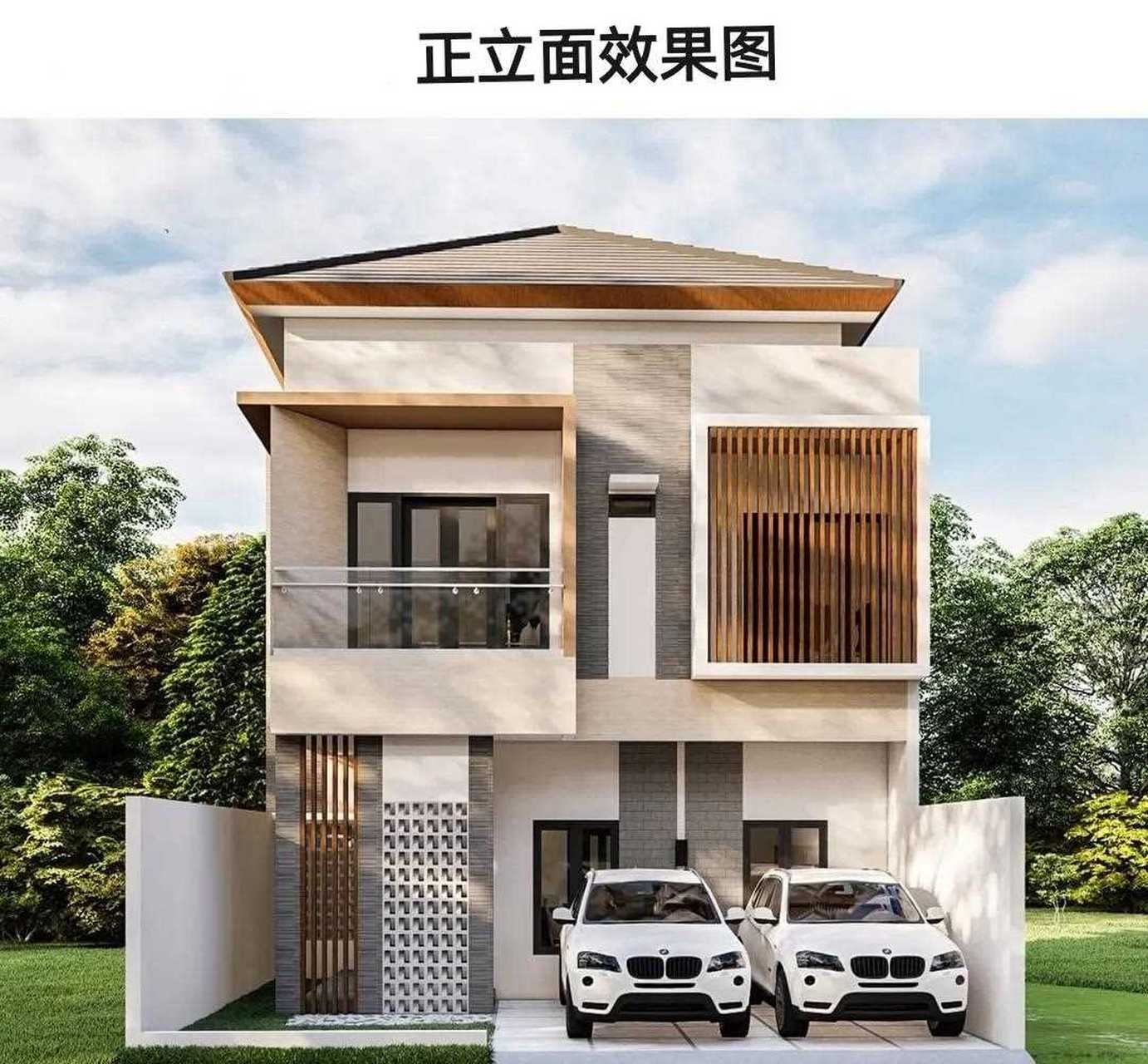 157㎡的双层私宅别墅,宅基地宽9米,进深15米,5室3厅3卫1厨 保姆房
