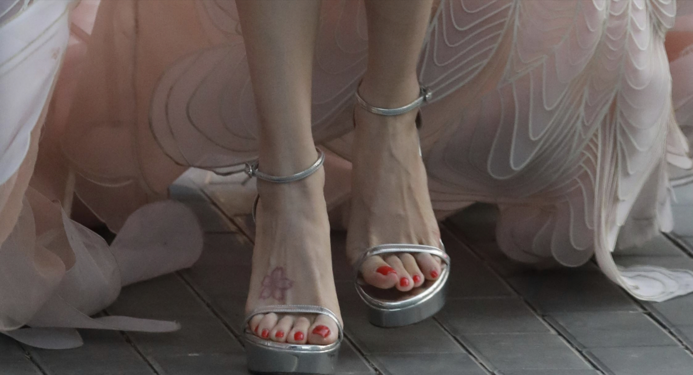 Angelababy的脚 最美图片