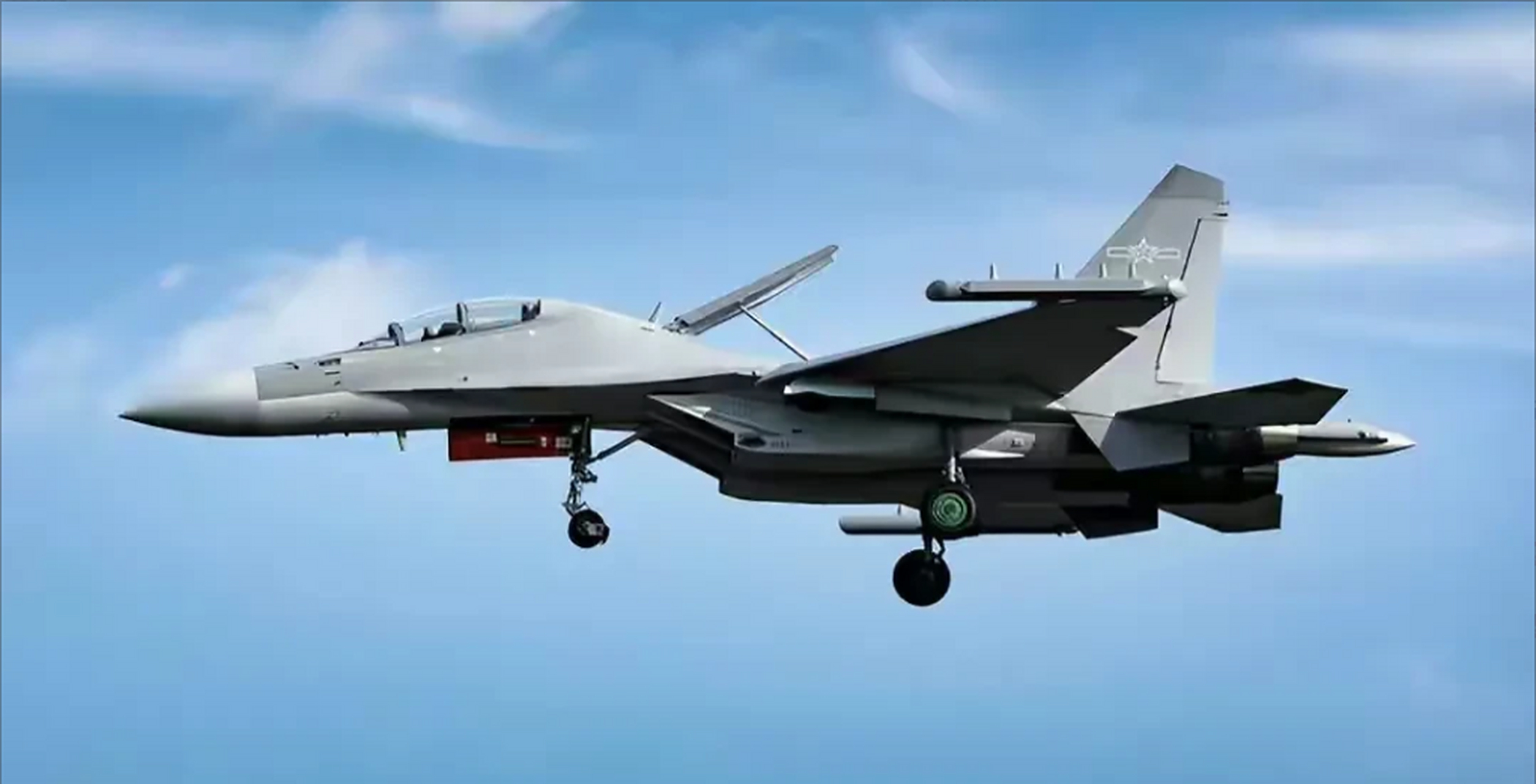 歼20,歼16,歼16d三剑合一,所向披靡.