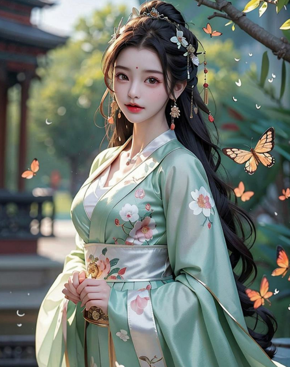 古风美女#国风古韵# #古风