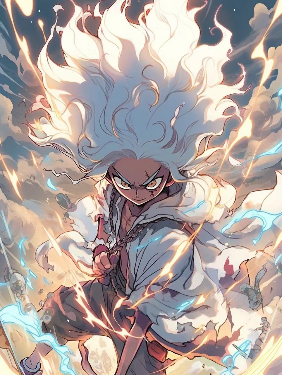 ai绘画# 《海贼王》五档路飞