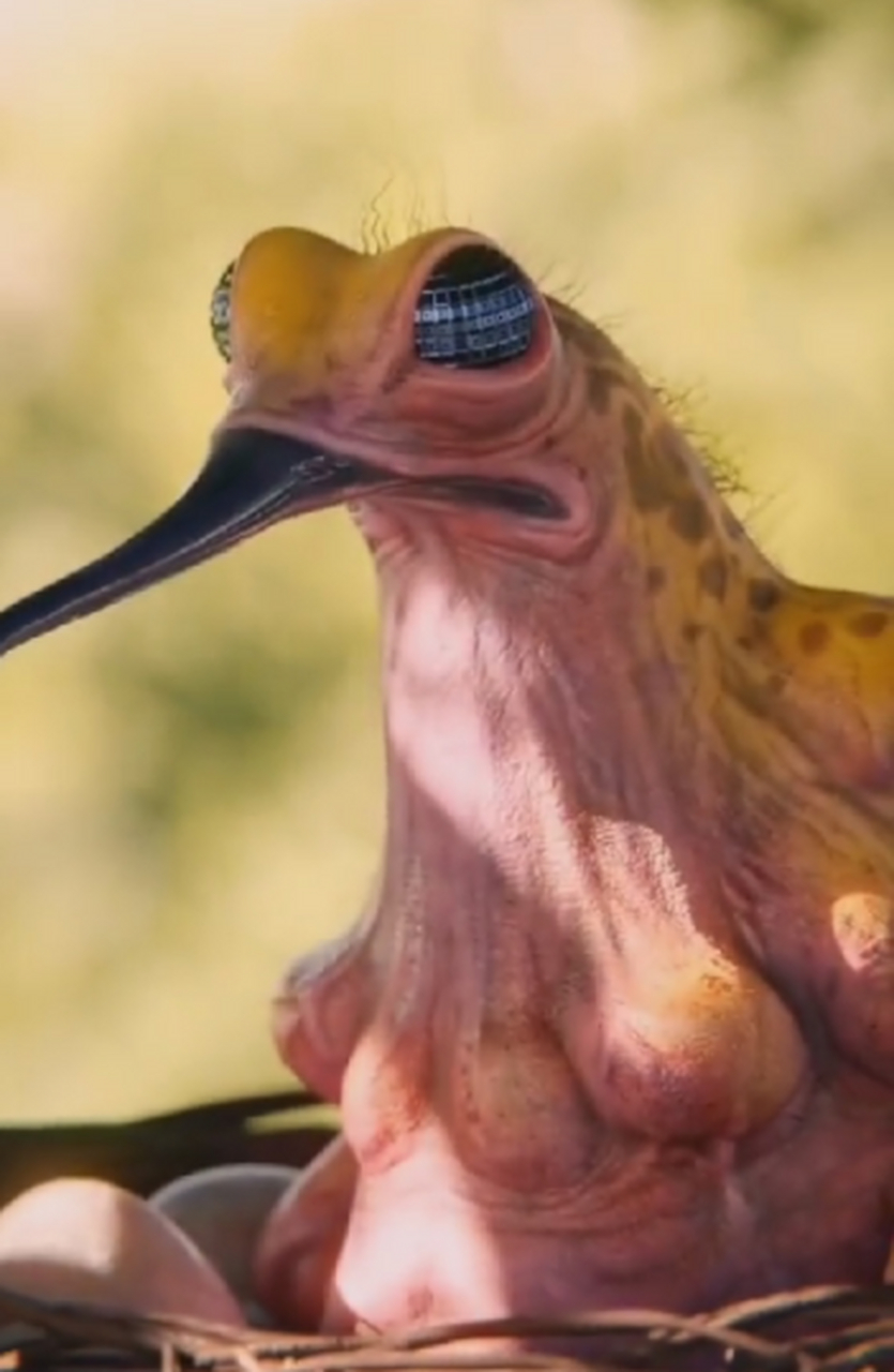 这是什么鸟,真丑.