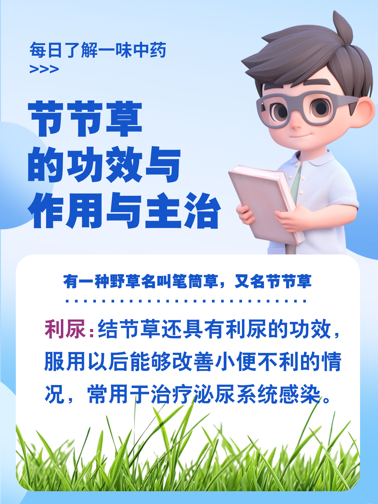 每日了解一味中药:节节草的功效与作用与主治!