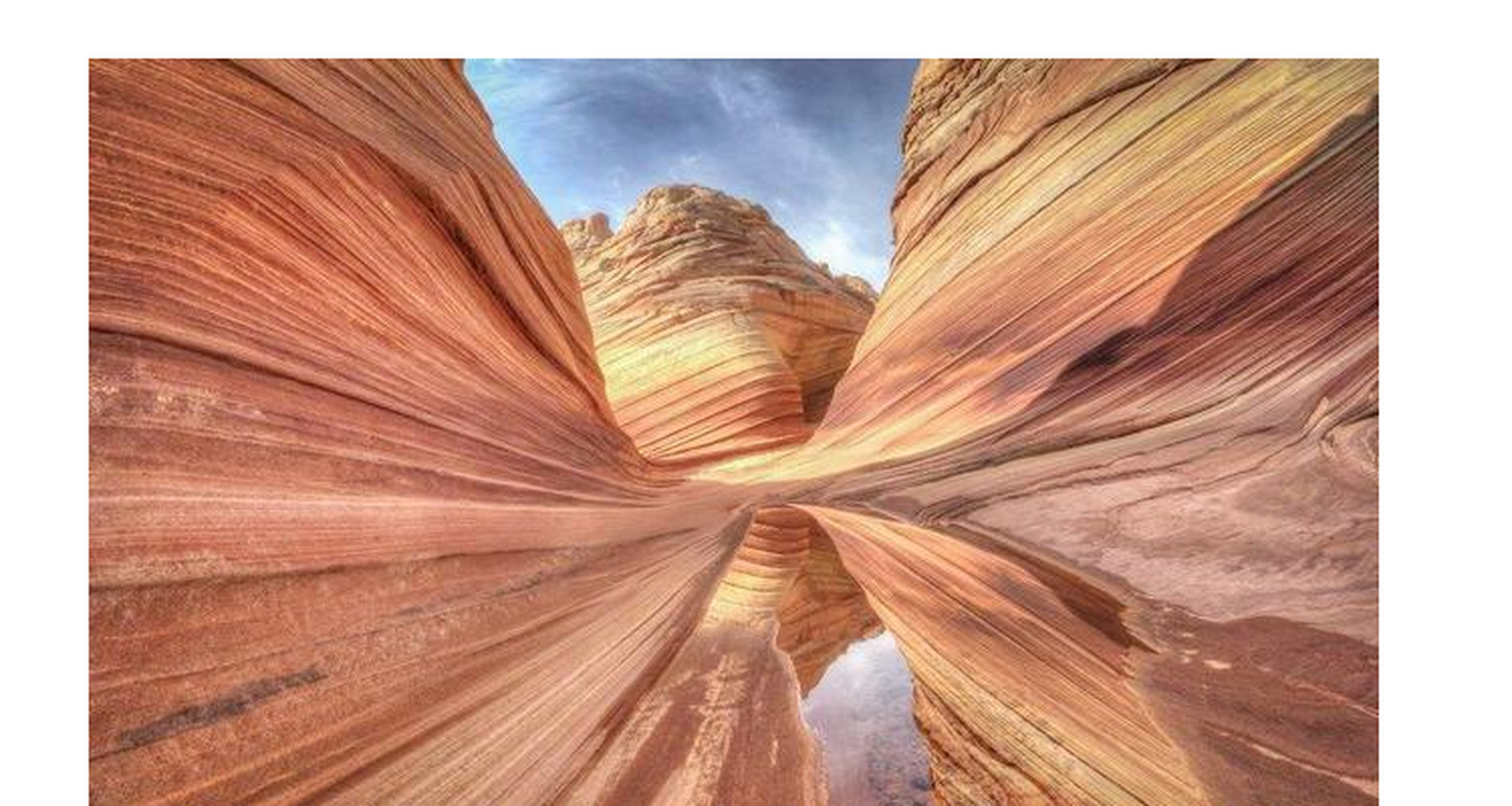 世界上最美的峡谷 美国亚利桑那州波涛谷 这里岩石是比较柔软的石英