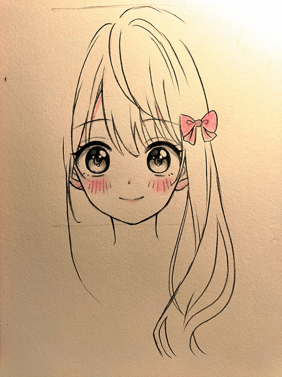 过程图教你画女生  "没有常青树做自己的自由花"  今天我就来教你们