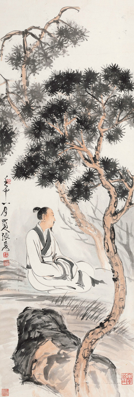 【 张大千 高士图 】   #国画#  #人物画