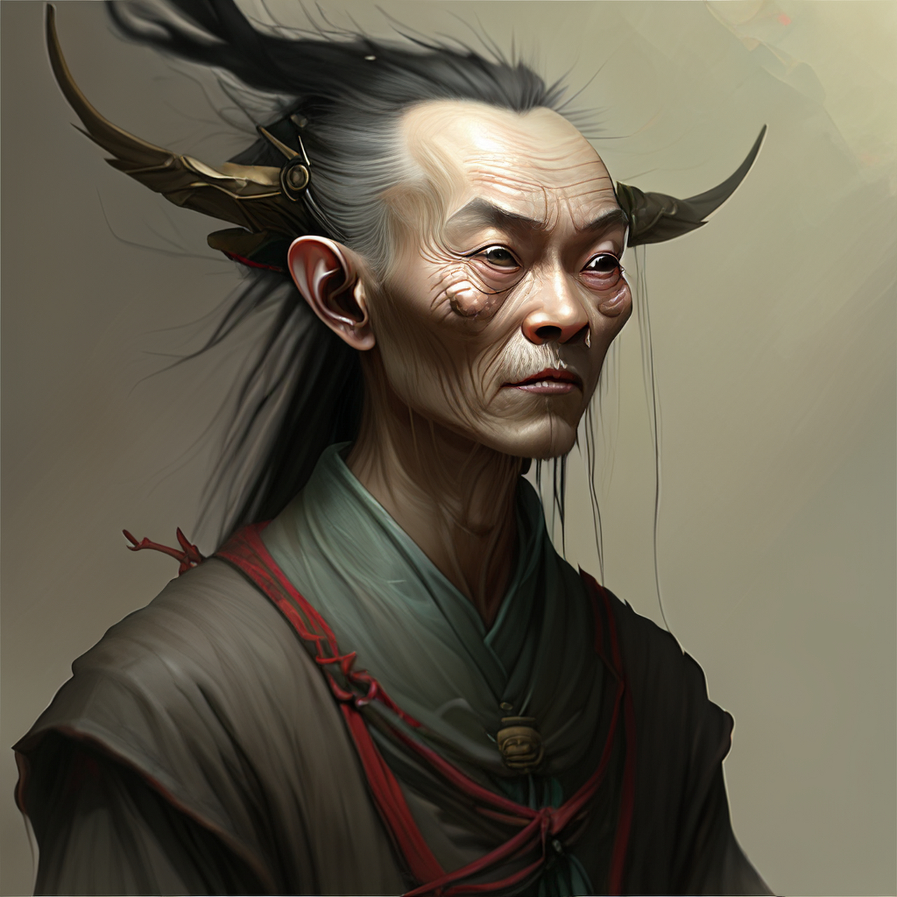 此有齐人瑟,彼有荆人璞.经典,写实,优雅#百度ai绘图黑科技