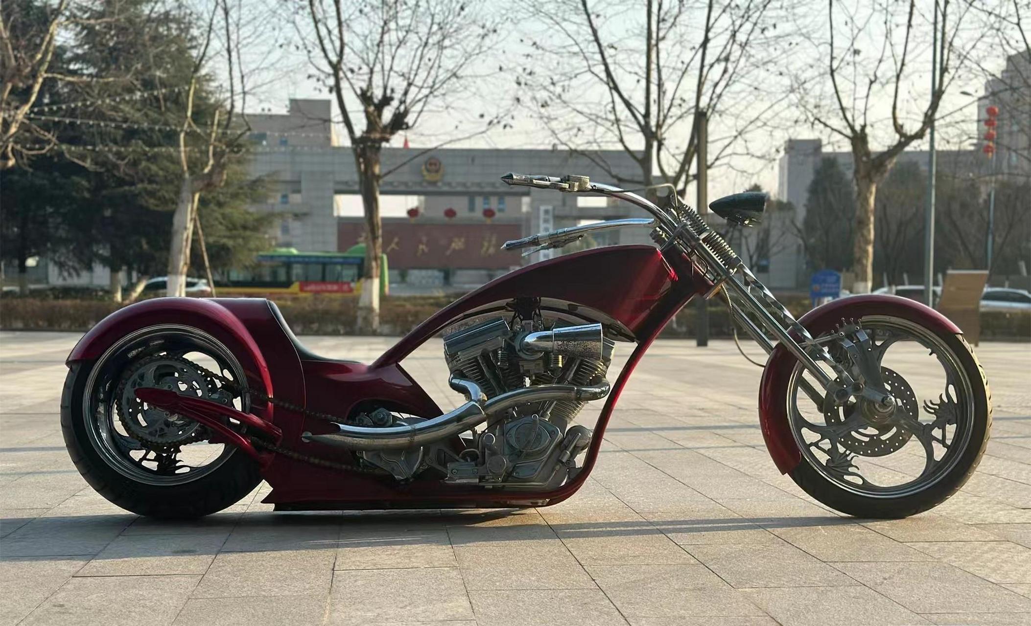 哈雷大狗,没有2米的身高想都不要想,还得是身体力强的,否则,过减速带