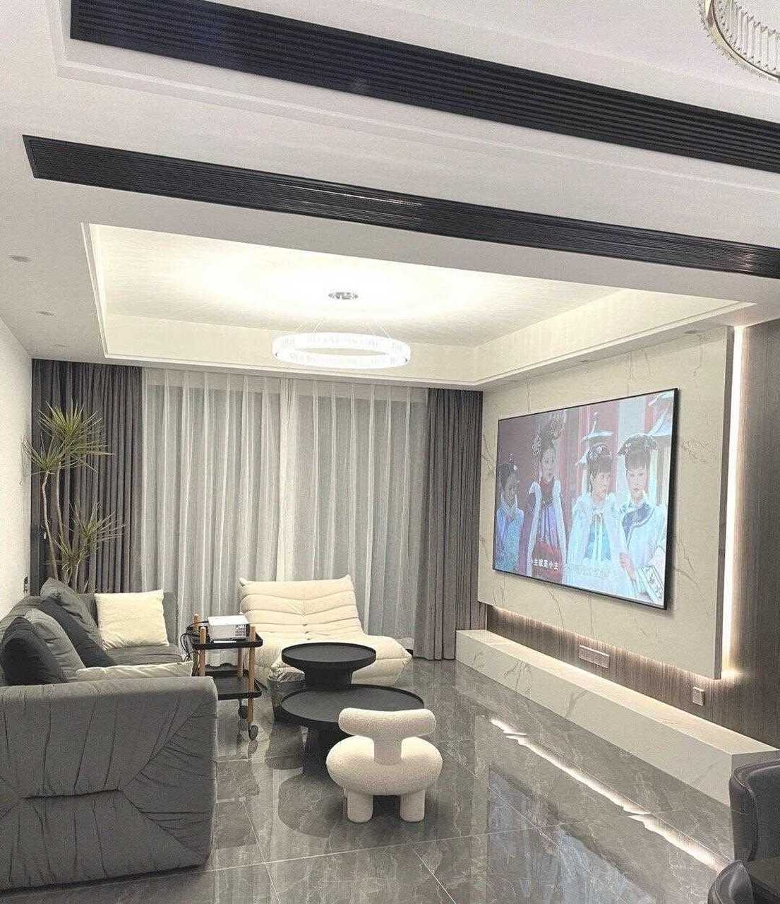 小区名称:绵阳龙溪谷[锦旗] 房屋面积:98平米 风格:现代简约 考虑层高