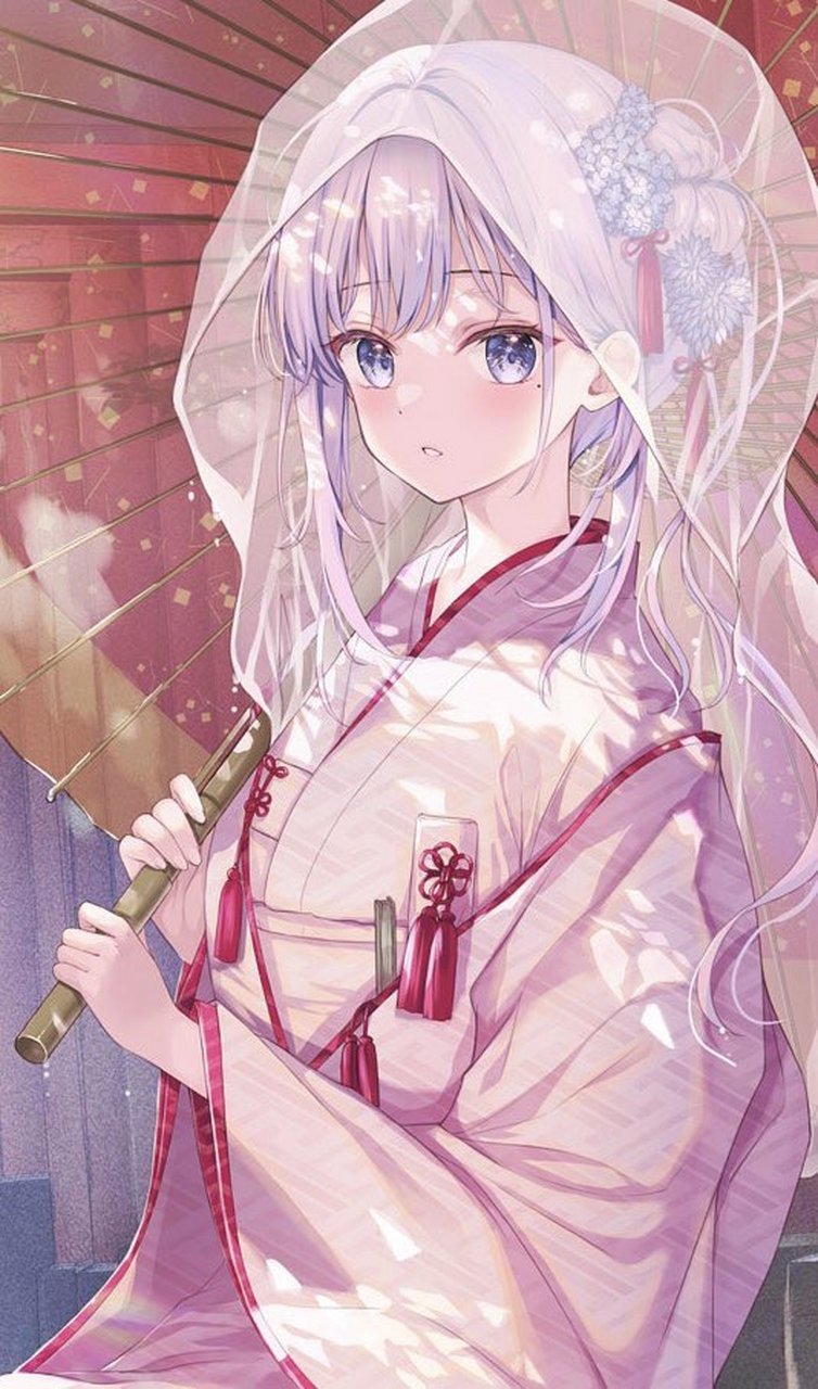 身穿白无垢的前辈 画师:twinbox