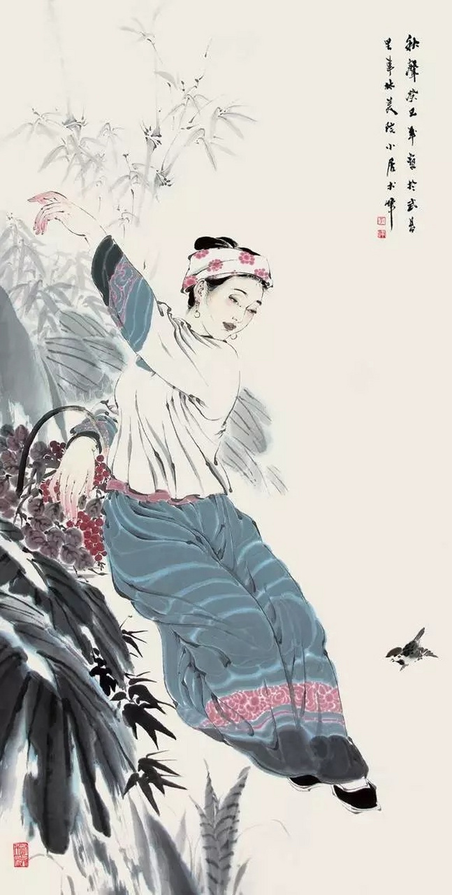 当代著名画家-李峰作品选(4:李峰:1959年2月2日生于武汉市.