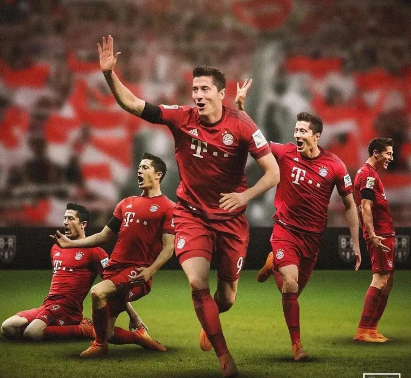 拜仁中锋莱万有个响当当的名号"九五至尊",他在2015/16赛季的德甲联赛