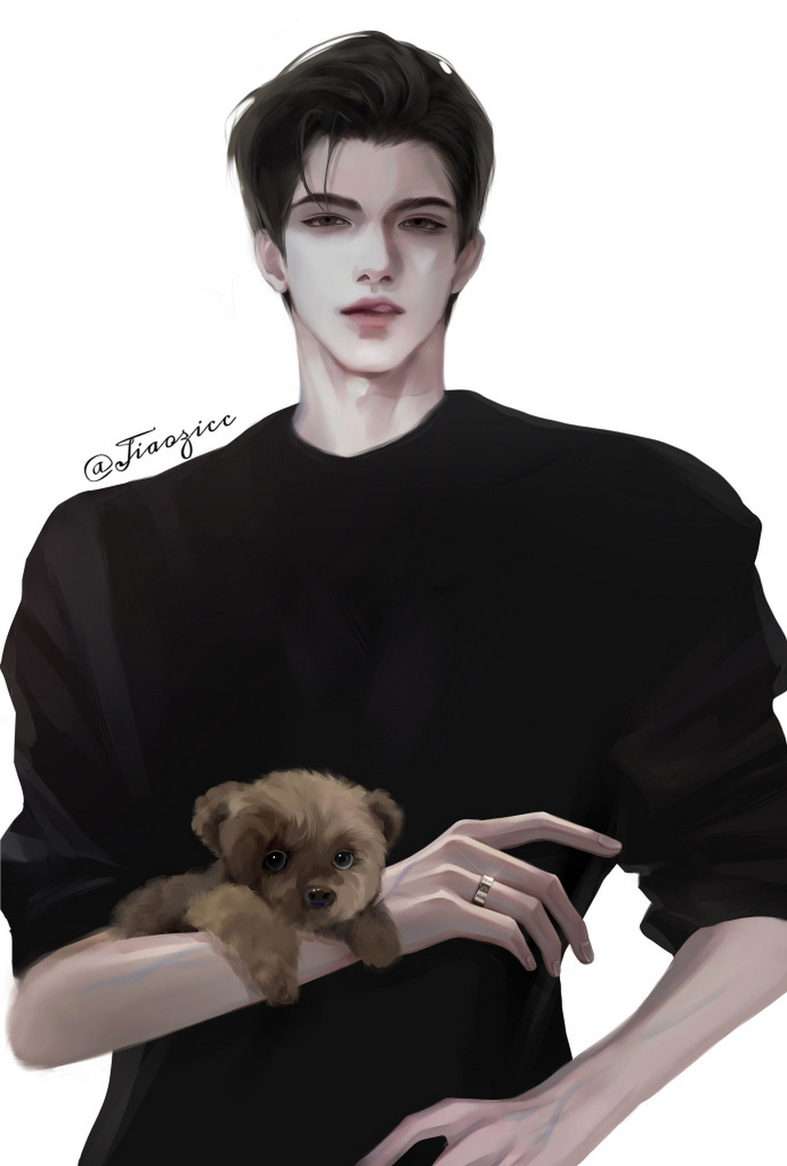 同一个画师笔下的188男团,邵群和程秀绝美! cr:jiaozicc