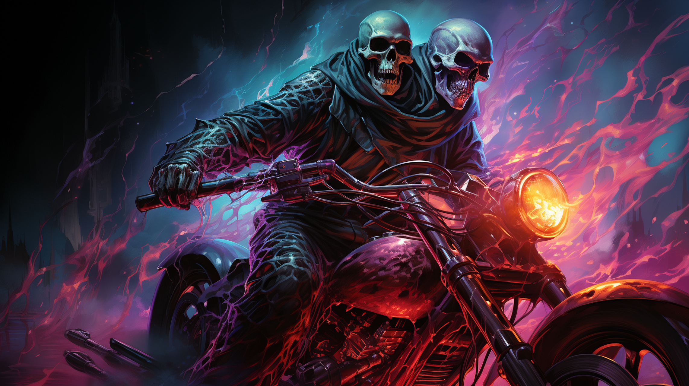 地狱骑士,恶魔骑士!#ai绘画# #百度仲夏打卡挑战赛