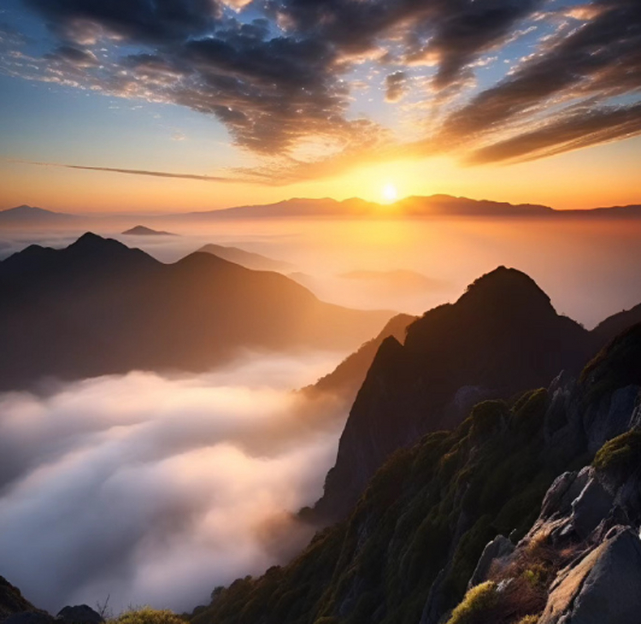 红日一轮出远际,霞光万丈照神州. 67#美景# #霞光