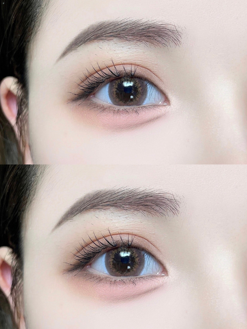 伪素颜无辜粉色卧蚕眼妆 这几天老刷到浩存妹妹这张图 真的是初恋白