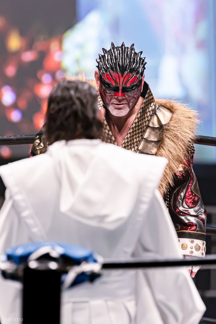 摔角#  恭喜中邑真辅,致敬great muta!