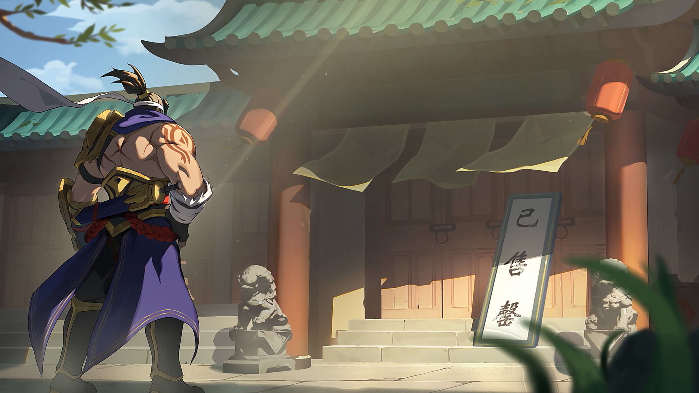 动漫壁纸|《王者荣耀》峡谷英雄李白,苏烈高清壁纸分享:你爱种花,我爱