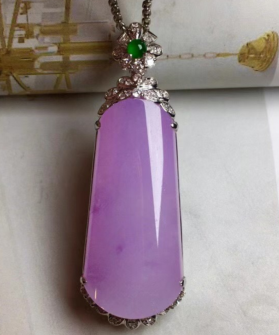 翡翠珠宝# #点击头像看直播# #618好物狂欢# 紫色一直是富贵逼人