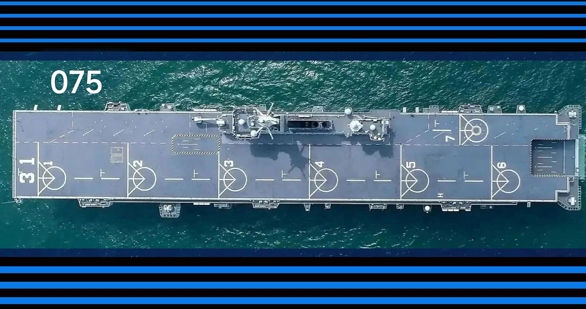 美国黄蜂,法国西北风,中国075,三型两栖攻击舰.