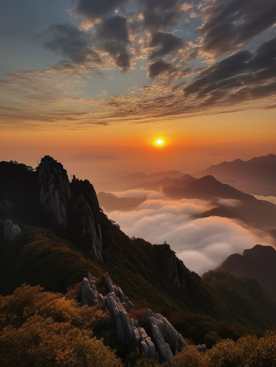 泰山 | 万山之尊 巅峰云景 绝美的风景和泰山日出 旅游爬山必去之一