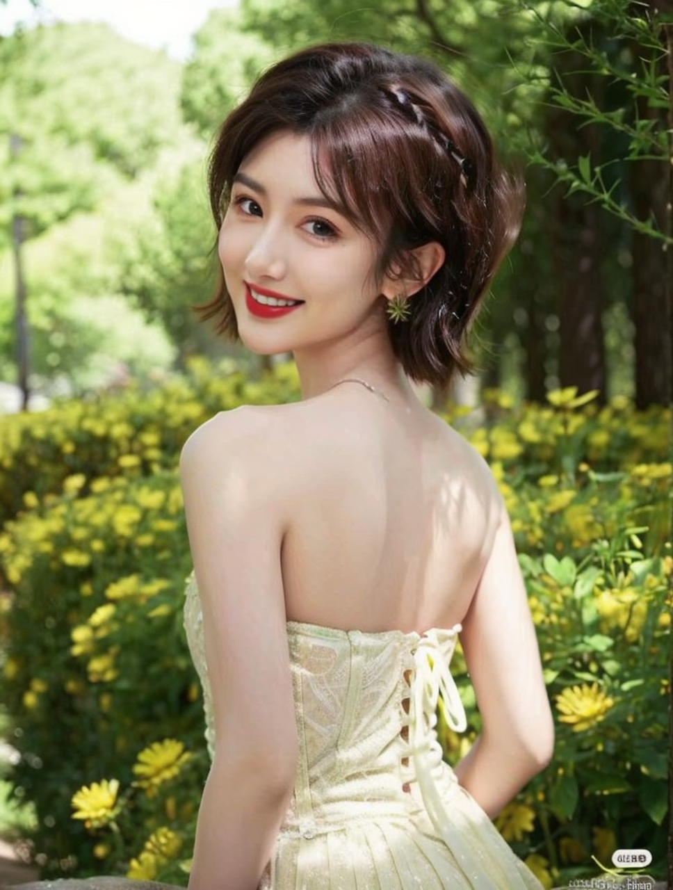 短发心动女孩艺术照#第一眼心动的女孩# #养眼美女# #清纯甜美# #气质