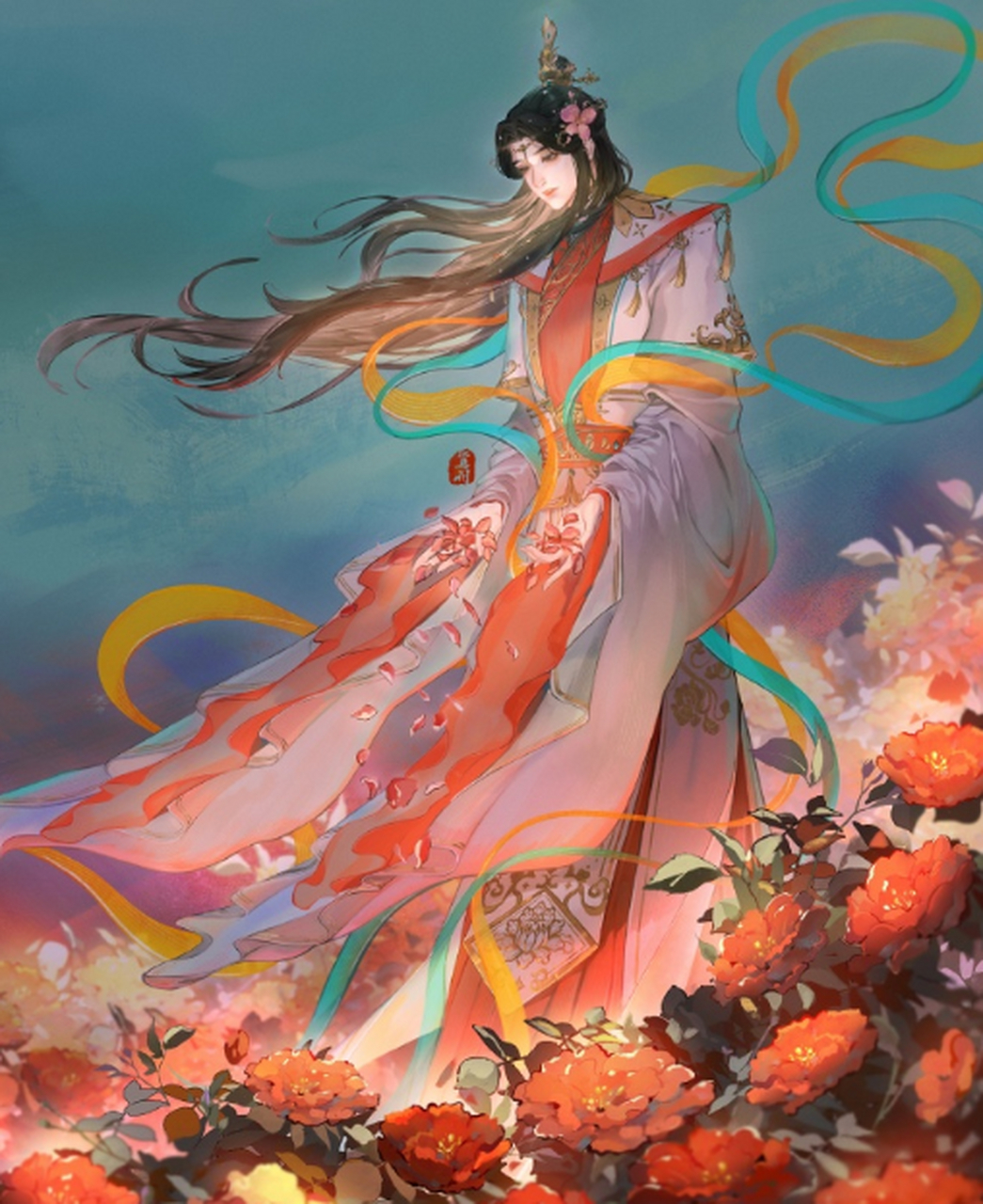 花冠武神,掌管花开花谢,做一位悠闲洒脱,金枝玉叶的花神也挺不错的.