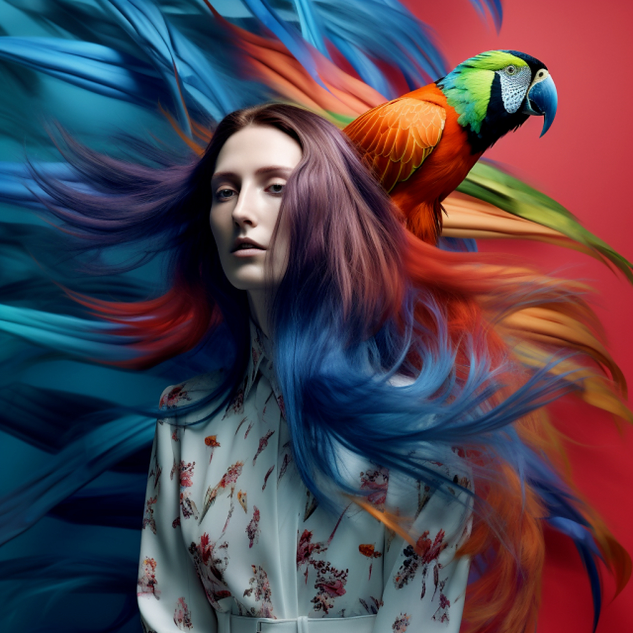 时尚人物大片!#时尚穿搭# #ai绘画