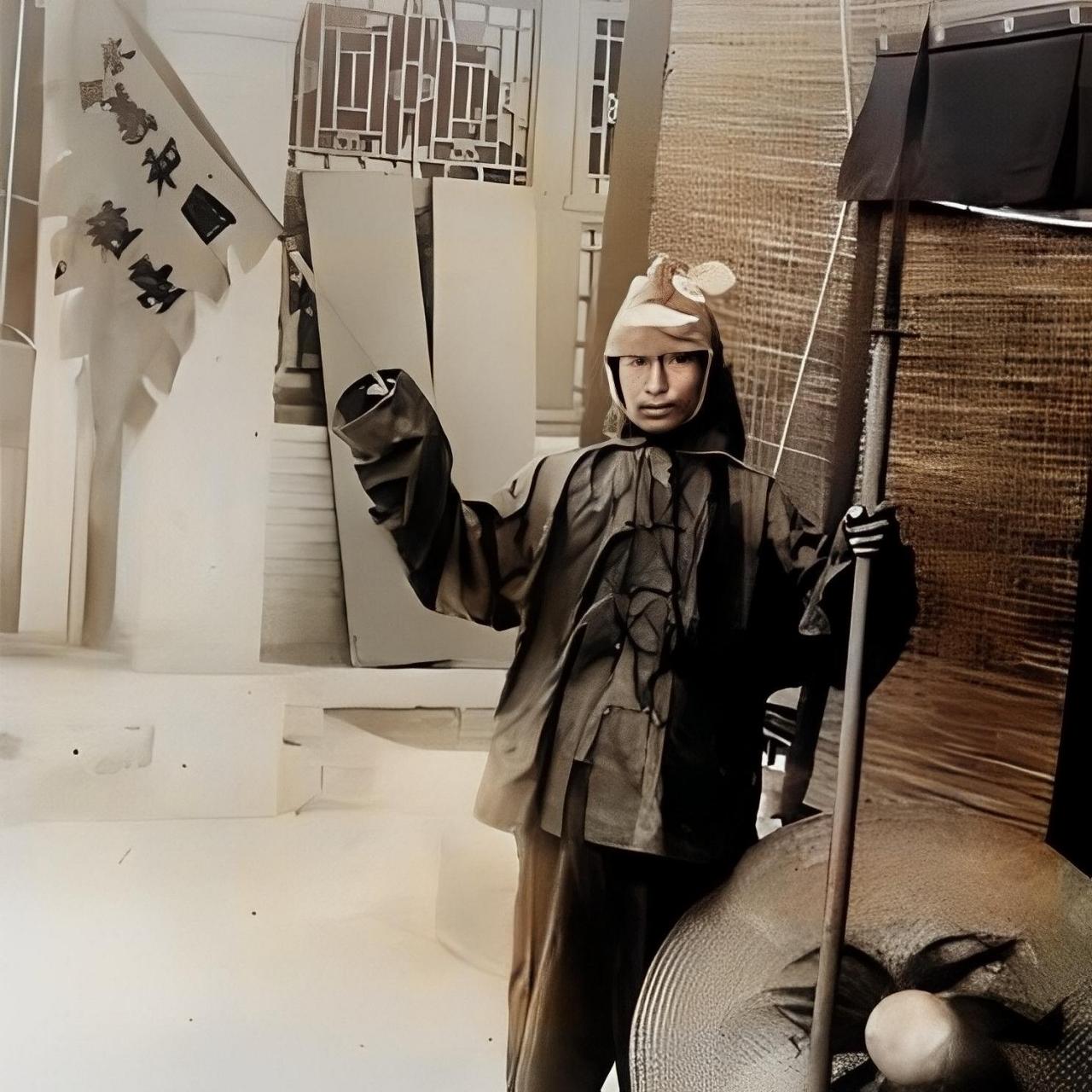 虽然义和团的拳民只装备了刀枪,但他们的精气神非常旺盛!