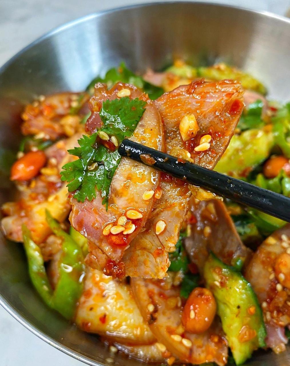 97巨好吃的凉拌猪头肉,香辣过瘾75157515