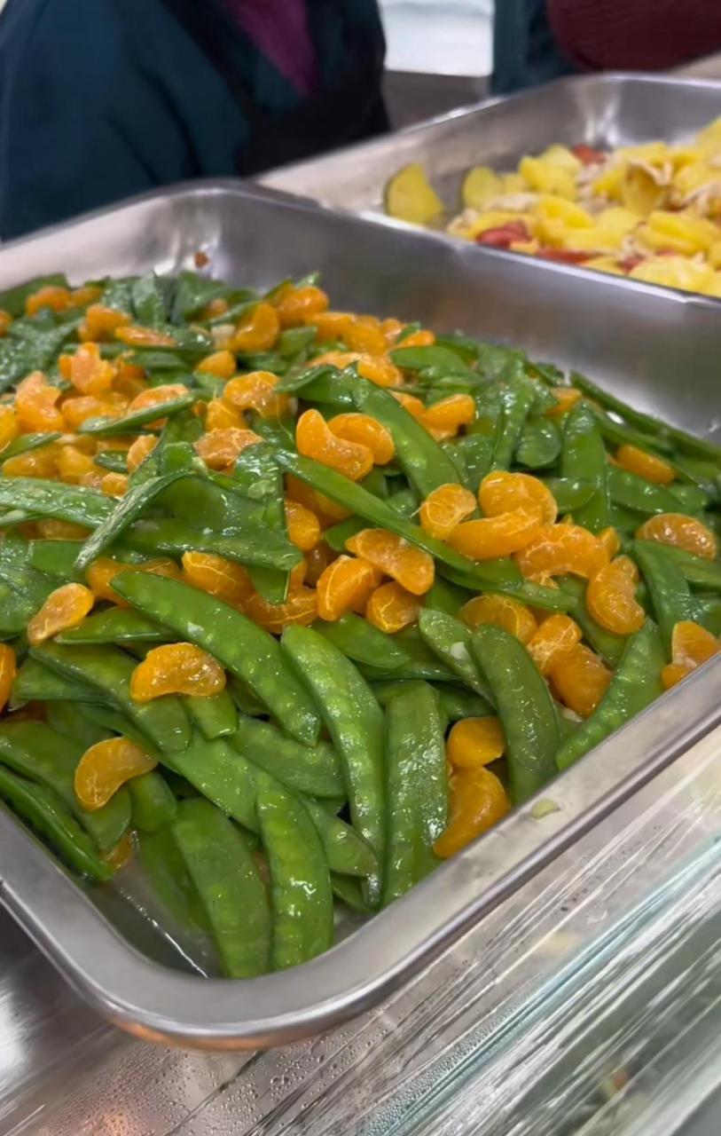 网友:看看我们学校食堂的菜