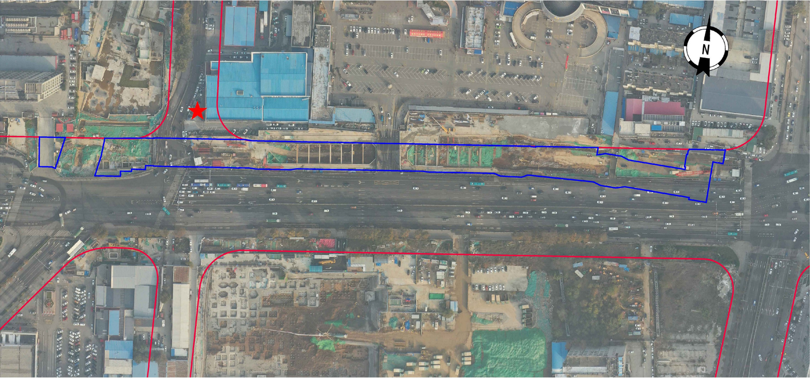 济南地铁4号线腊山站车站主体建设规划公示.