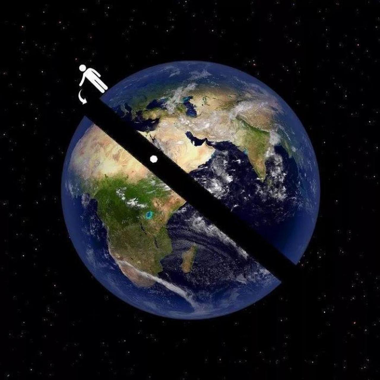 从地球的一端掉到另一端需要38分钟地球的半径实在是太长了,如果我