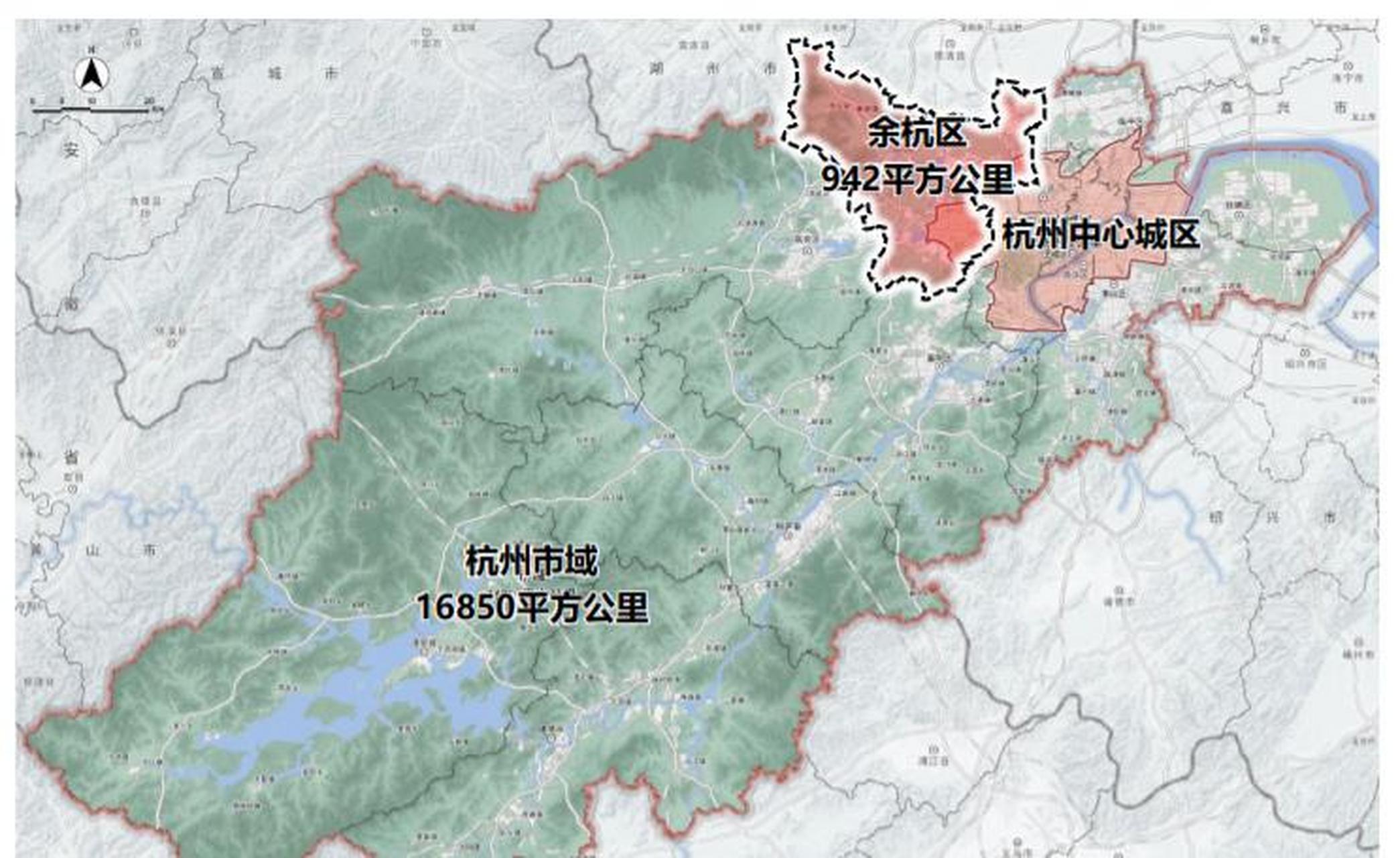 这是最新的杭州主城区划分图?很多人是这样认为的.