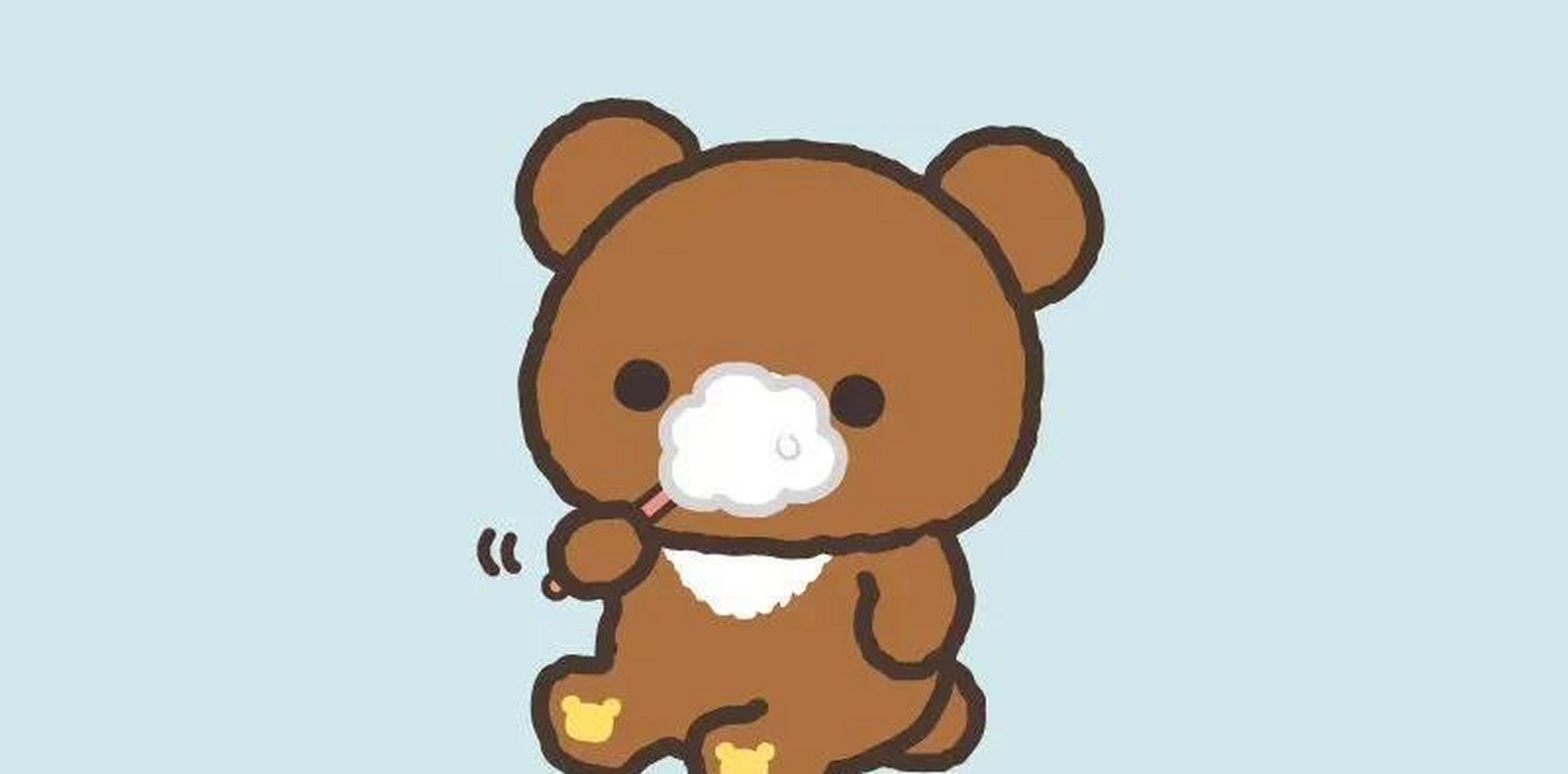 轻松熊超话# 小棕熊好宝宝,天天坚持刷牙[大笑]