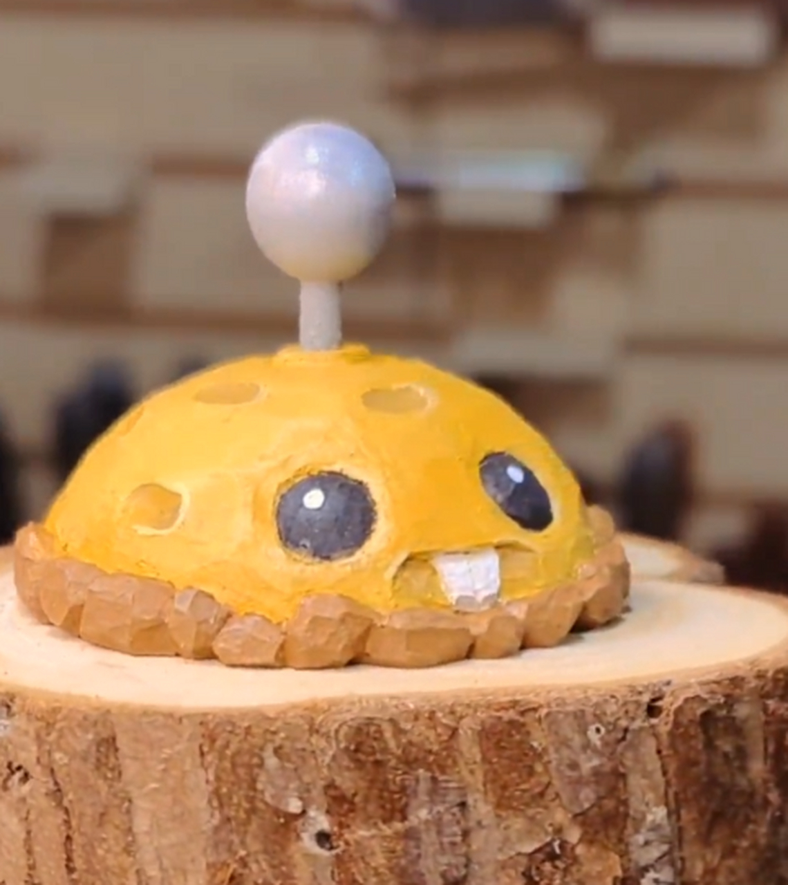 木雕土豆小地雷制作过程