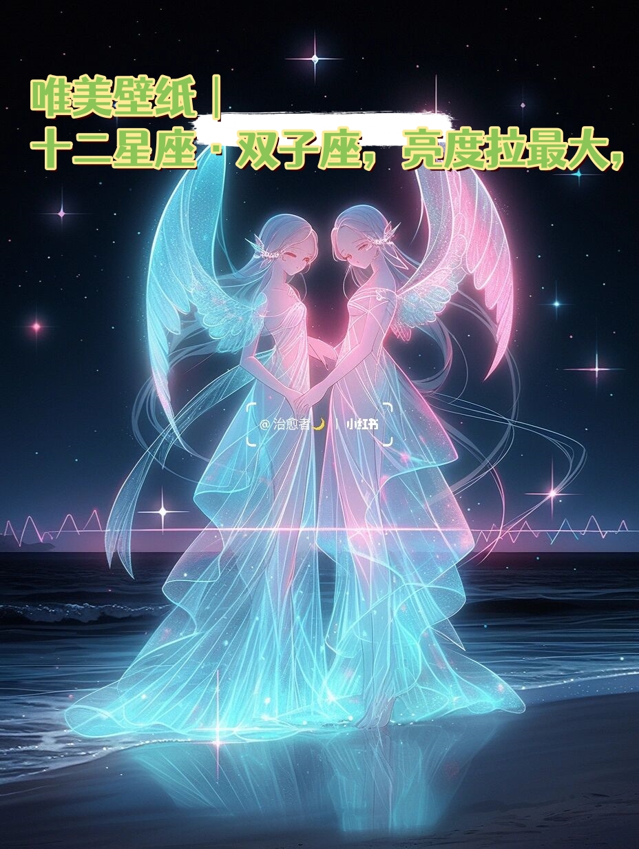 唯美壁纸|十二星座·双子座,亮度拉最大