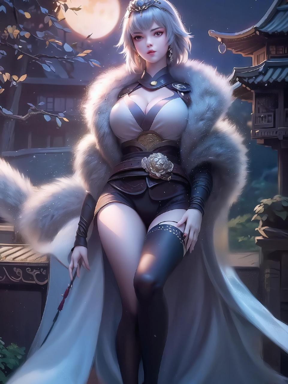 白奶奶也好大的邪恶呀!