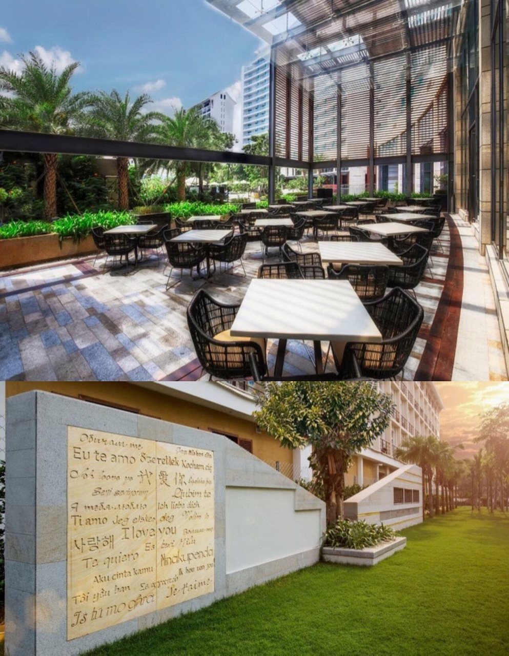 三亚丽禾温德姆5天4晚3170 位于三亚湾滨海大道中段