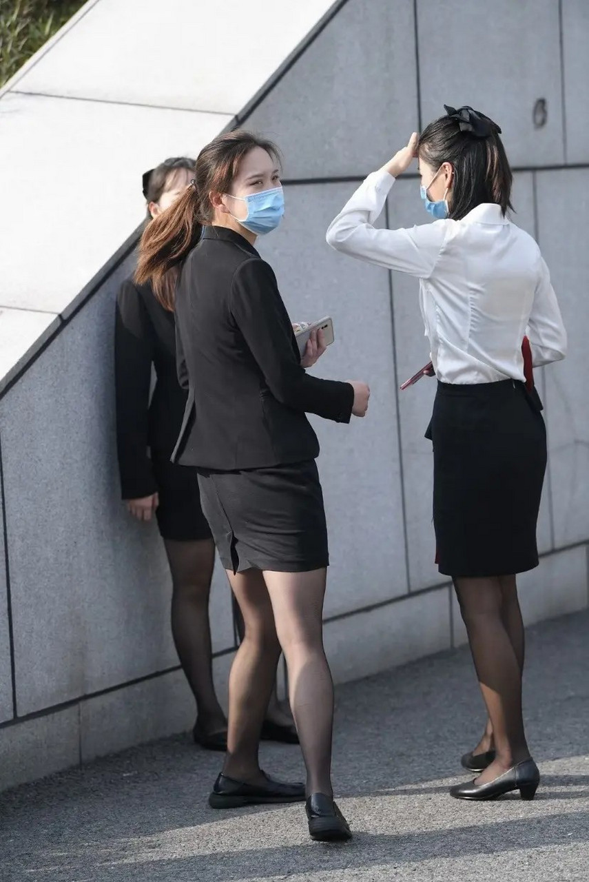 黑丝职业装#美女# #ol职业装# #美女职业装# #街拍看穿搭