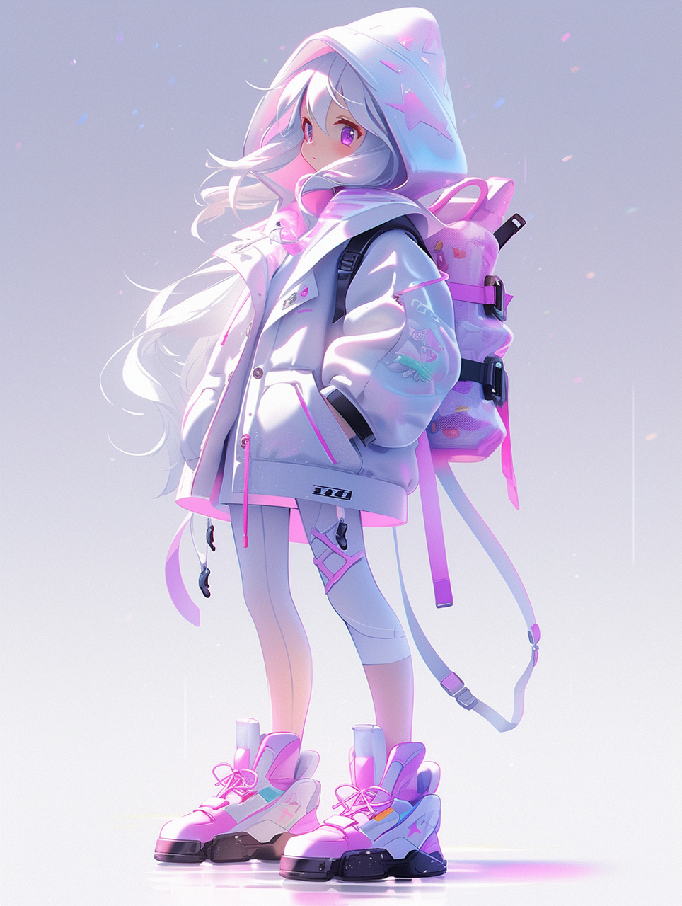 很潮很时尚,这个卡通人物有点帅啊!#分享美好