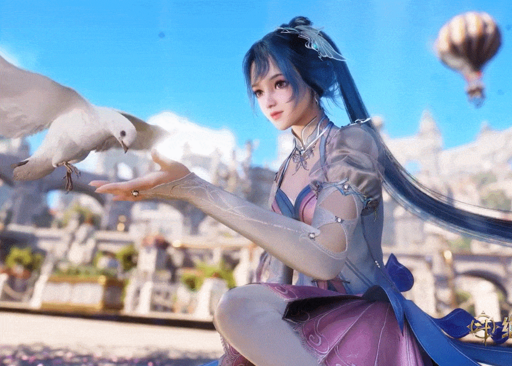 《绝世唐门》女主唐舞桐的建模终于出来了,比之前的原画和海报上好看