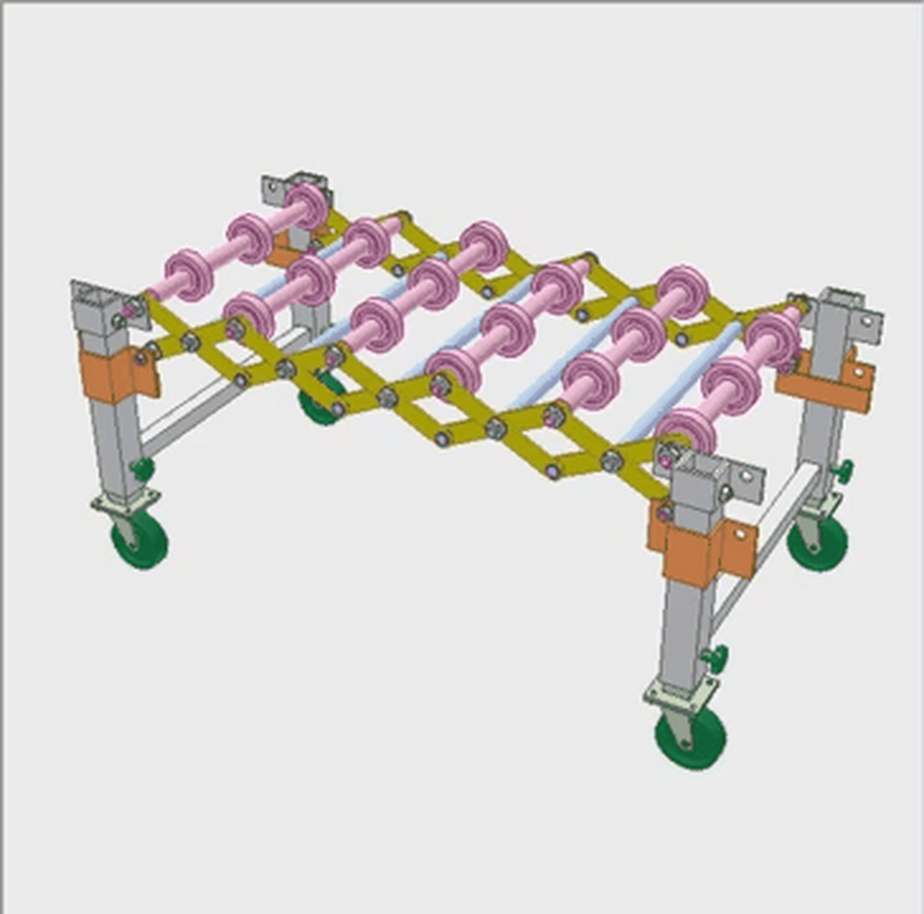 柔性传输机构长度可以自由伸缩