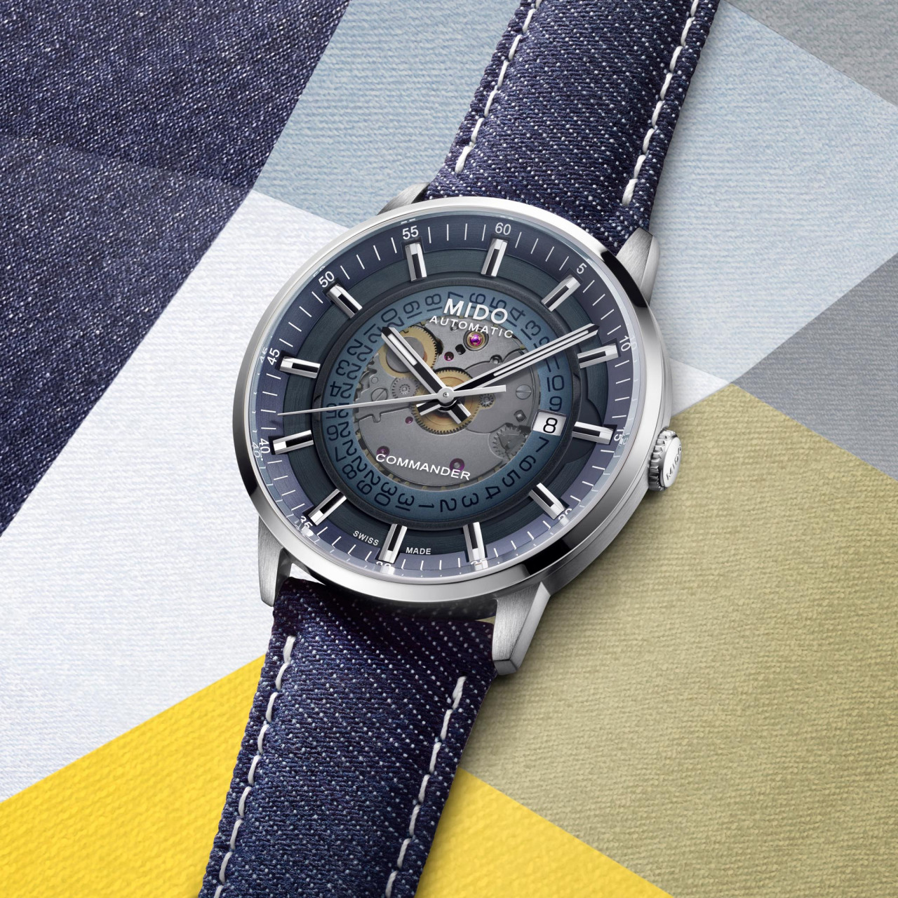 美度又整"花活"了,推出全新commander指挥官系列幻影腕表,一款拥有