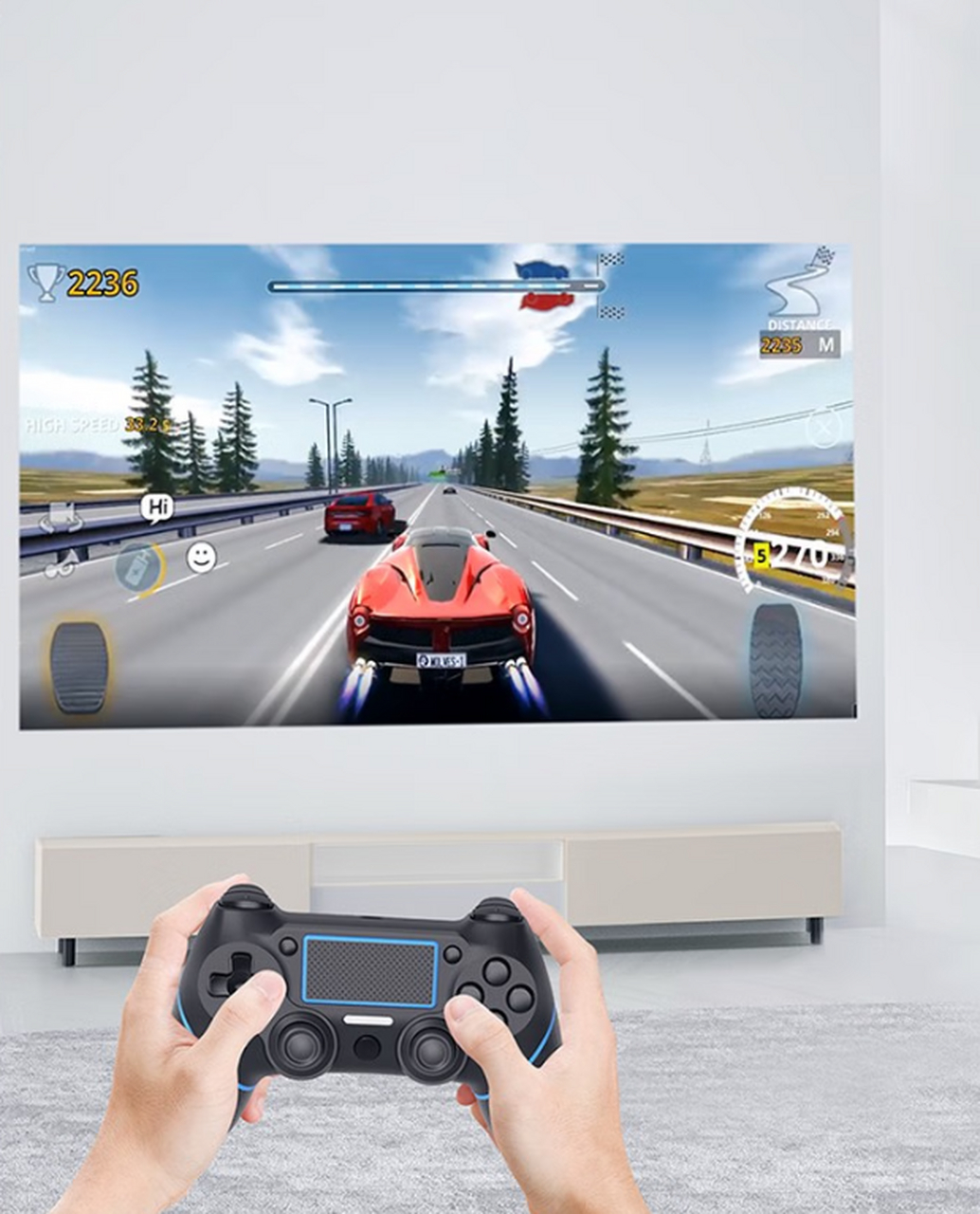 [思考] 现在很多朋友都喜欢将ps5,switch这类游戏主机连接至投影仪