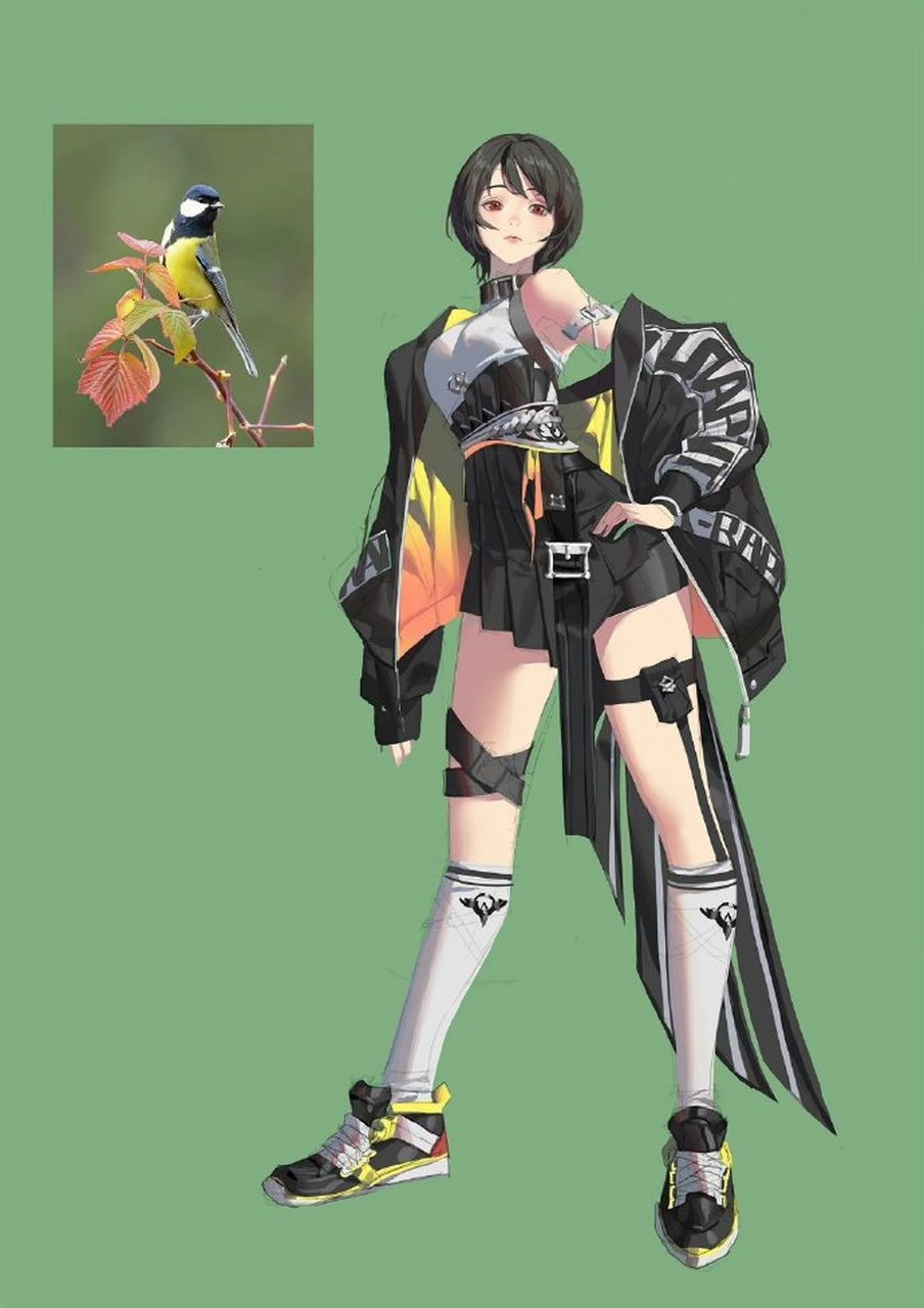 动态拟人角色设定 动漫插画参考 가탄 _gatan_ #动漫插画# #动漫