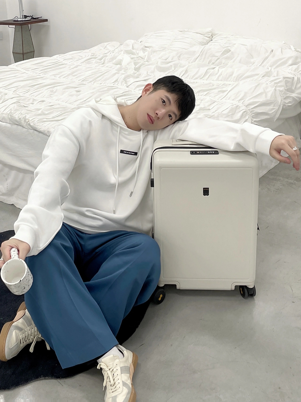 ootd|男生韩系穿搭|韩国ins博主居家look  没工作的时候就喜欢宅在家